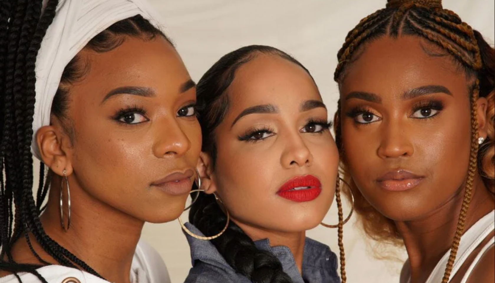 Dosso Beauty models wearing protective styles