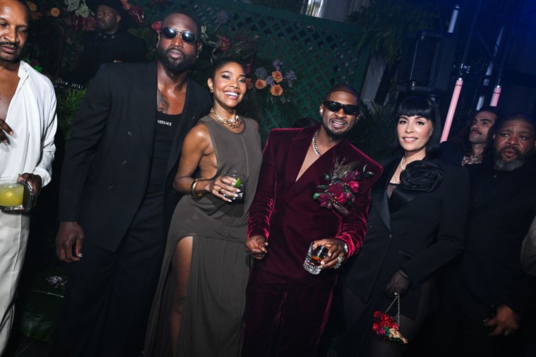 Dwyane Wade, Gabrielle Union, Usher and Jennifer Goicoechea