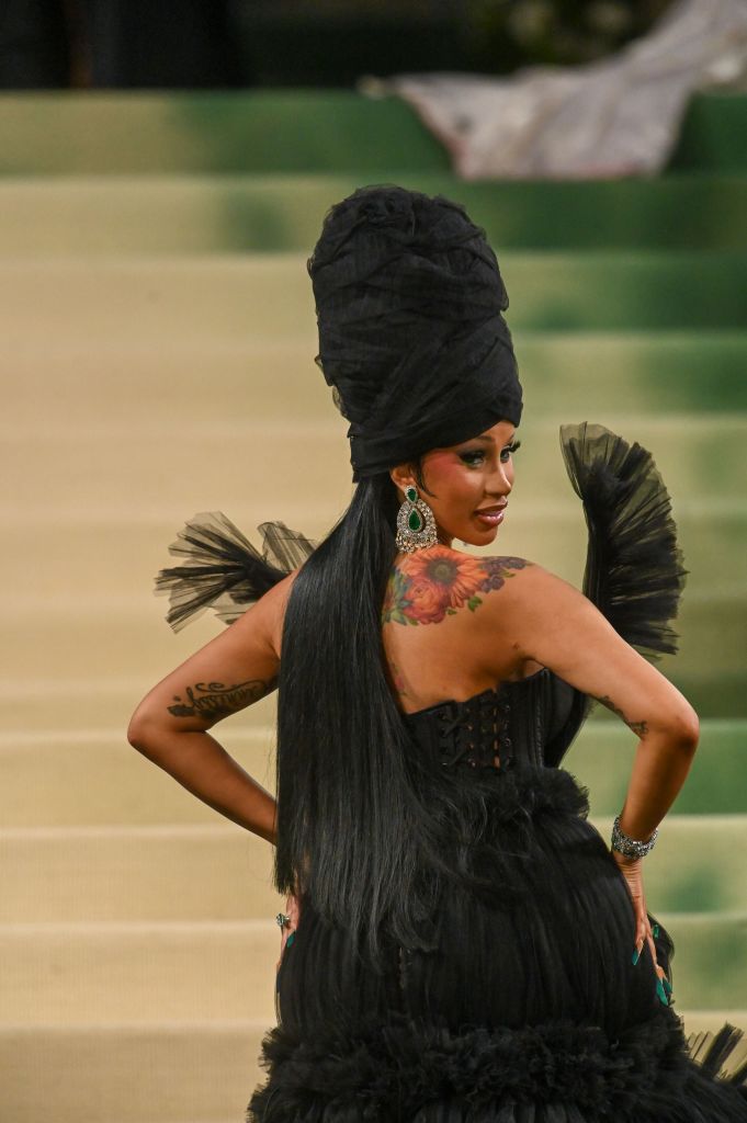 Cardi B's Larger-than-life Hairdo