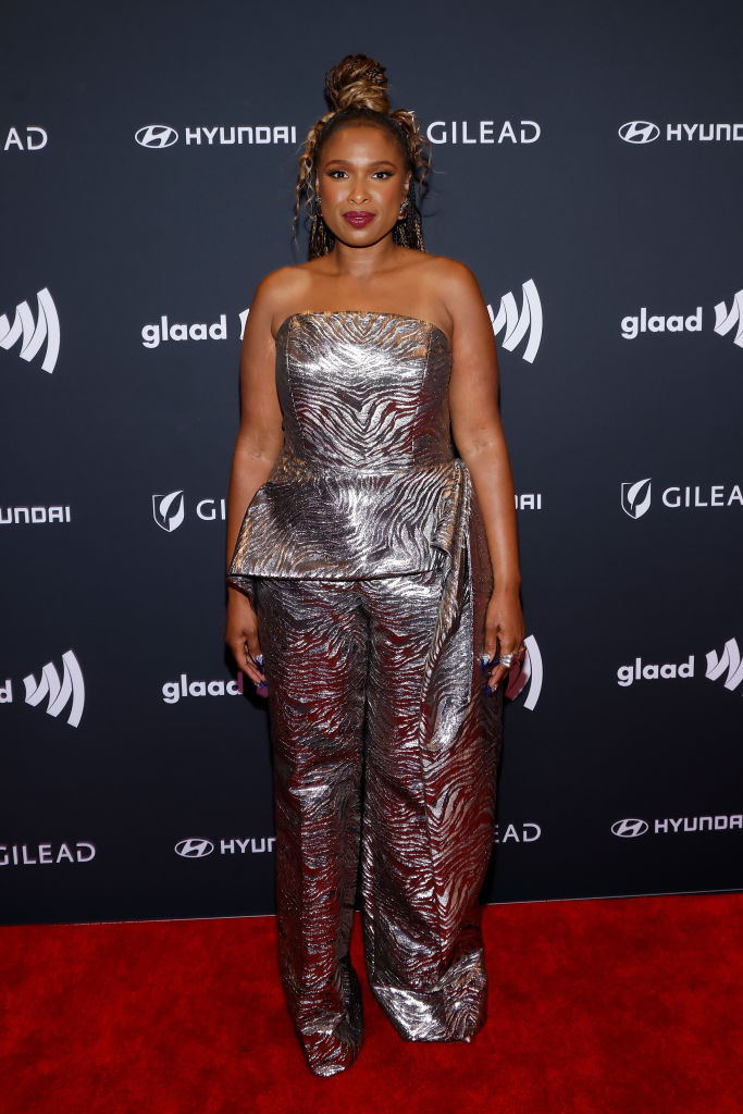 Jennifer Hudson's metallic moment.