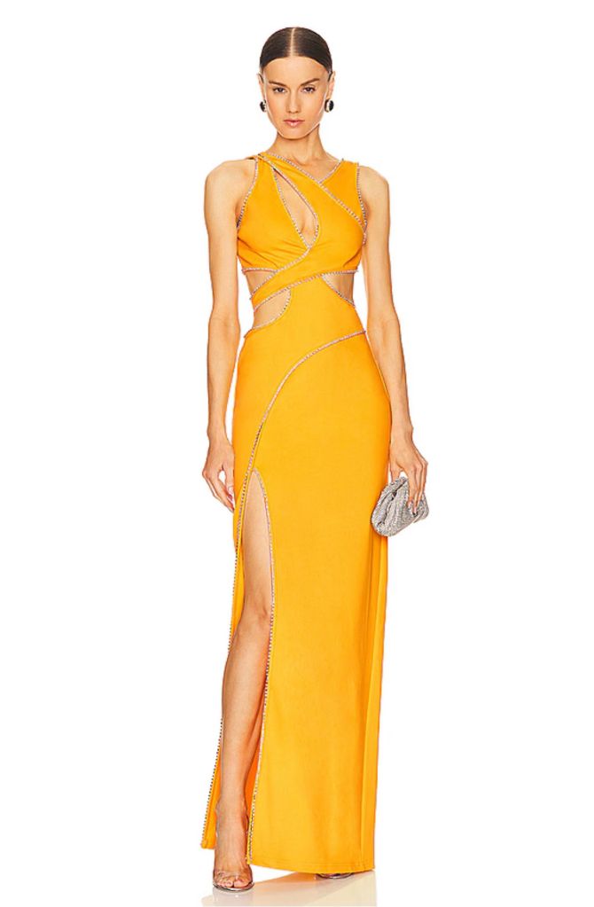 YAURA Zuwa Dress in Yellow REVOLVE