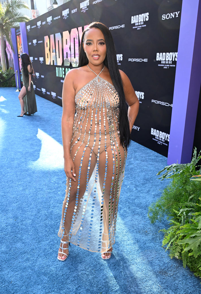 Angela Simmons Shimmers In Sexy Sequins.