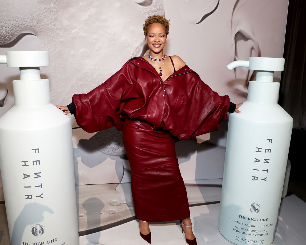 Rihanna Celebrates Fenty Hair Brand Launch in LA