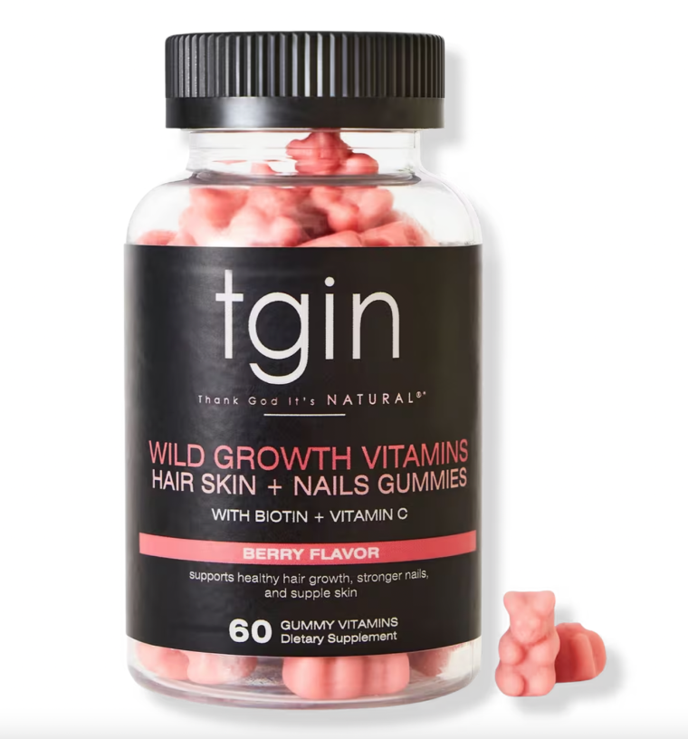 TGIN Wild Growth Vitamins Hair, Skin + Nails Gummies