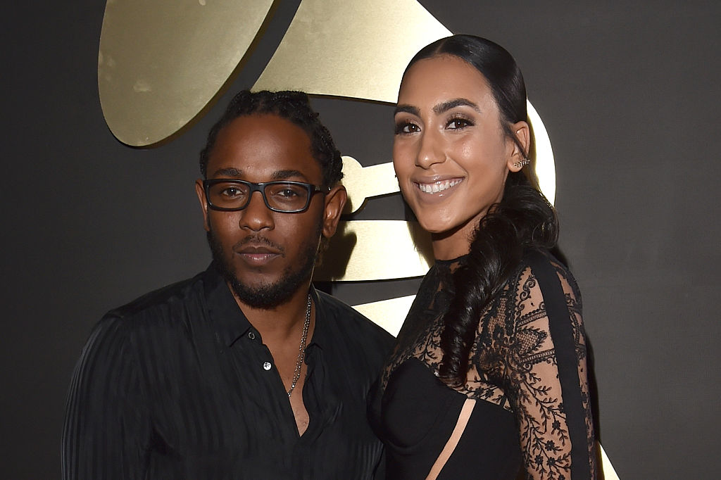Kendrick Lamar and Whitney Alford not like us