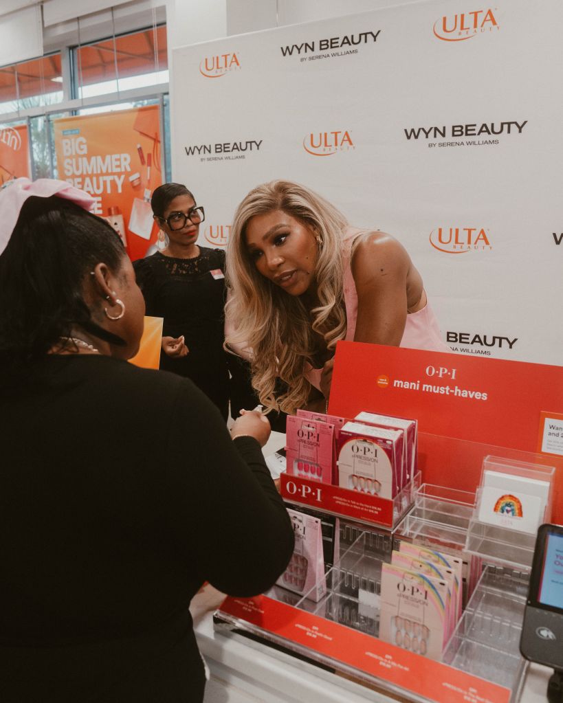 Serena Williams Joined The Essence Fest Fun With A WYN BEAUTY Pop-Up At Ulta