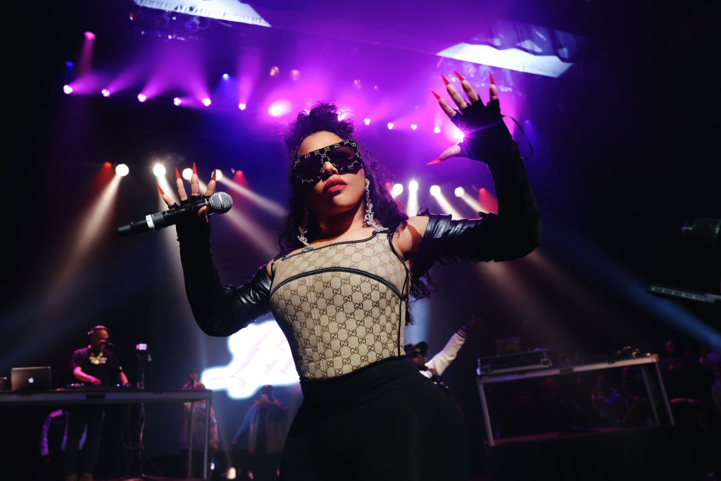 Lil Kim performing at Fat Joe & Friends In Concert - New York, NY