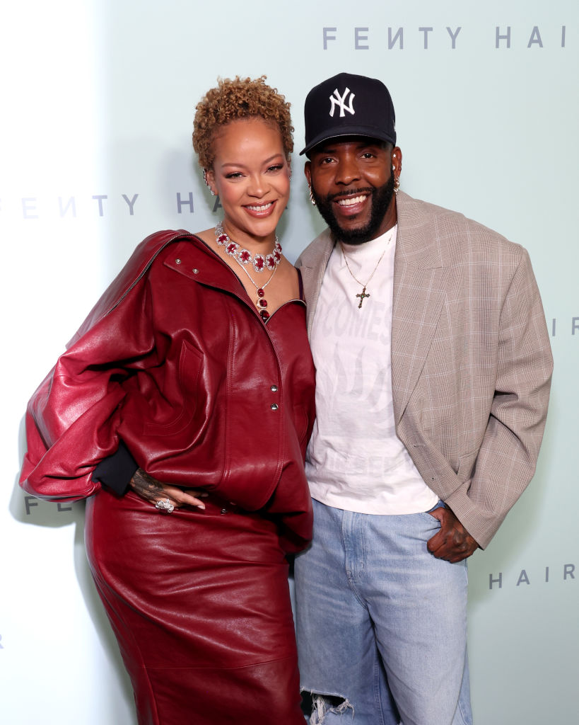 yusef and Rihanna Celebrates Fenty Hair Brand Launch in LA