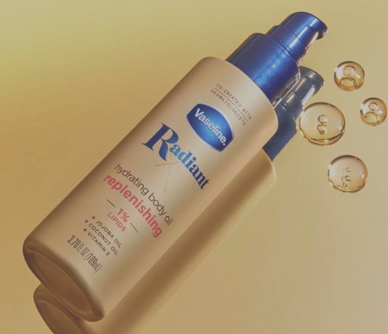 Vaseline Radiant X Replenishing and Hydrating Body Oil