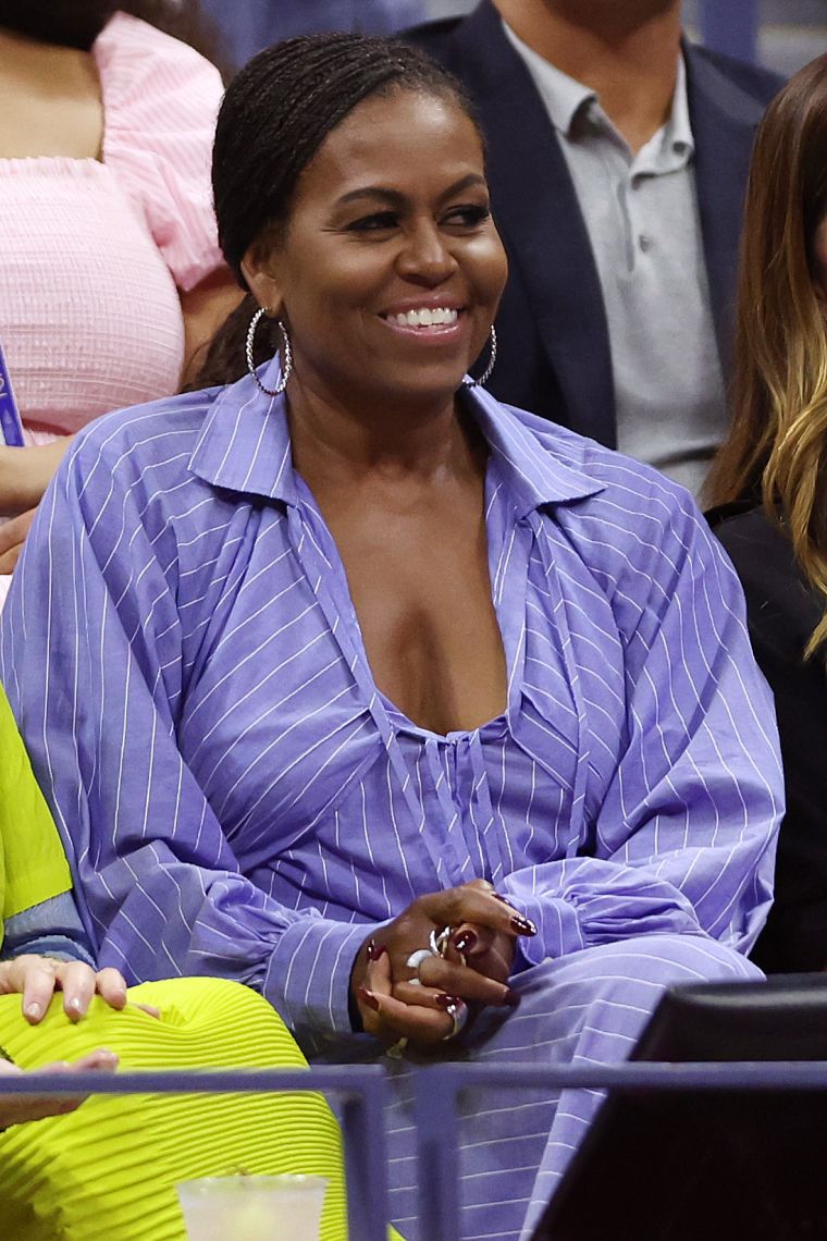 Former First Lady Michelle Obama at the 2022 US Open