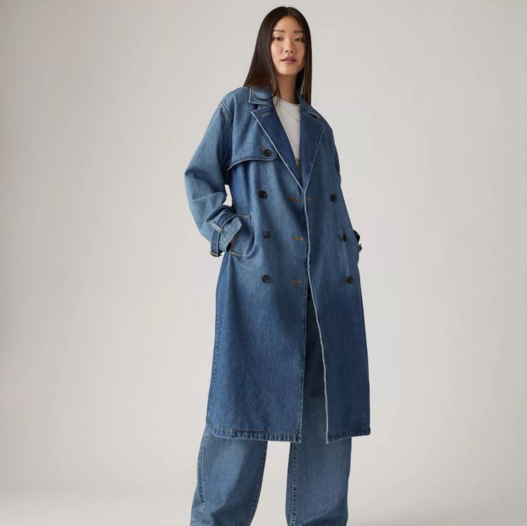 Spade Trench Coat - Dark Wash Levi's® US