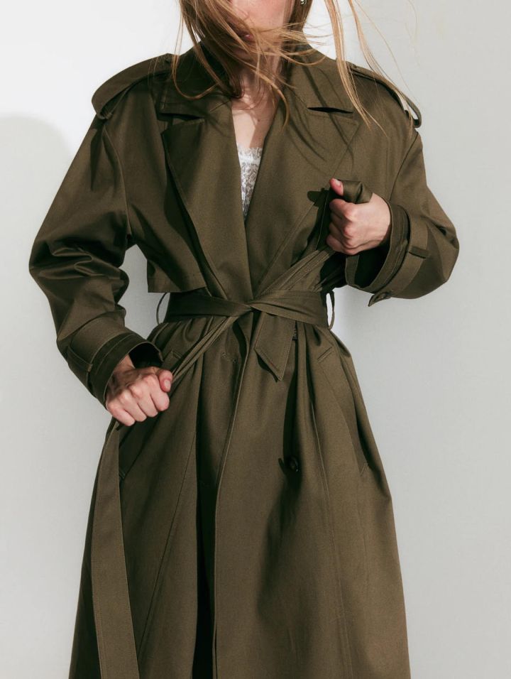 H&M TWILL TRENCH COAT