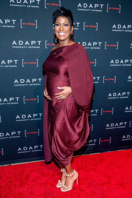 Tamron Hall gave birth to her first child 48