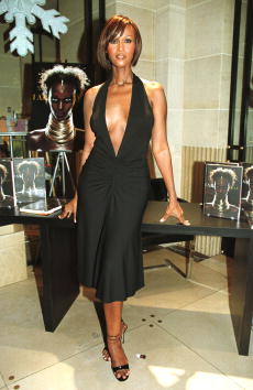 In Store Appearance of Iman at Henri Bendel