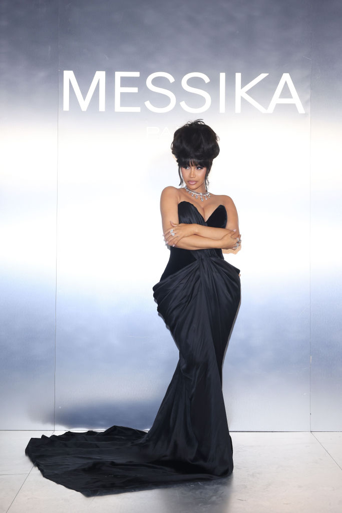 Cardi B attended the Messika Paris Womenswear Spring-Summer 2025 show