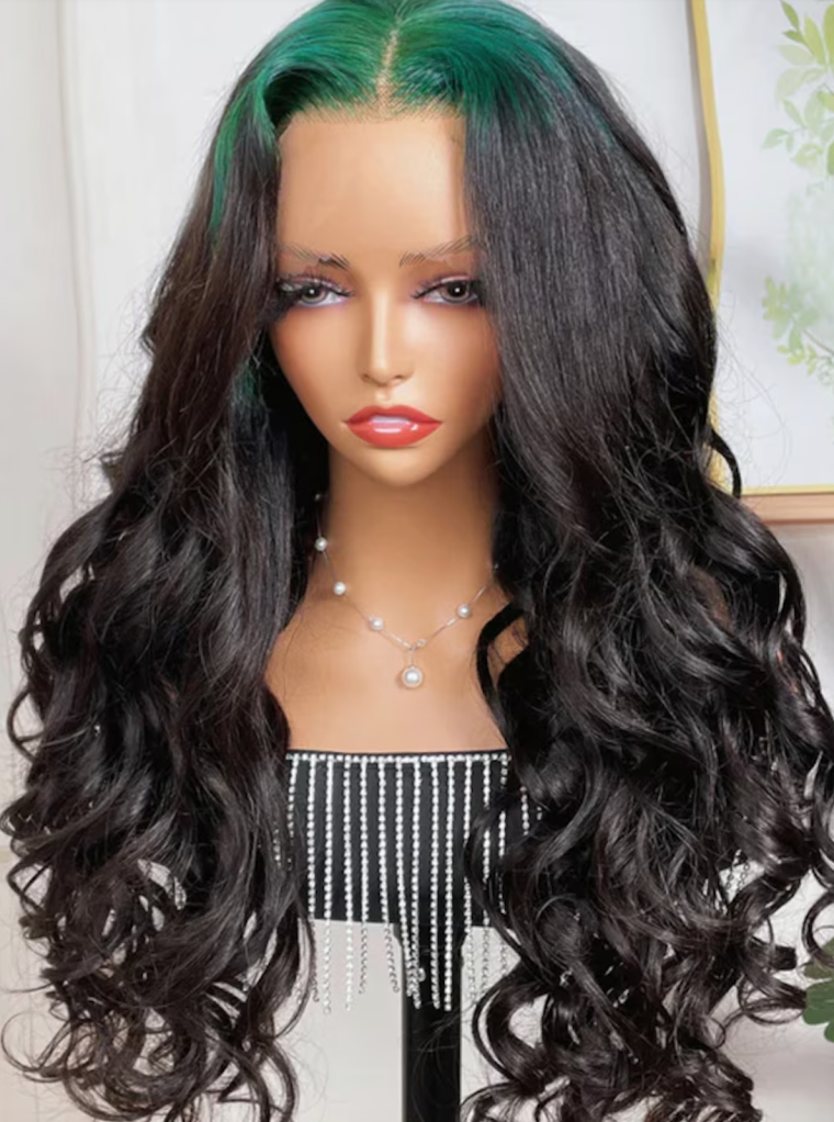 Unice Green Roots Wig