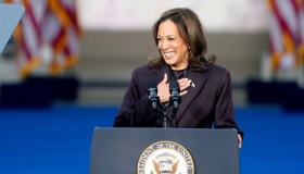 Vice President And Presidential Nominee Kamala Harris Delivers Concession Speech At Howard University