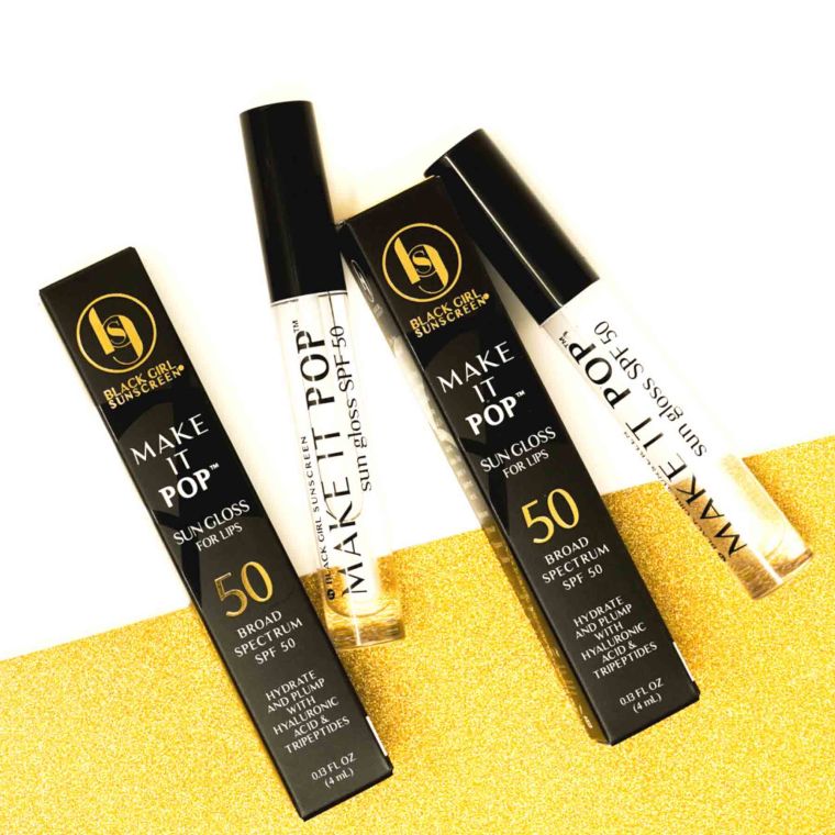 BlackGirlSunscreen Make It Pop™ Sungloss™ Lip Gloss with SPF