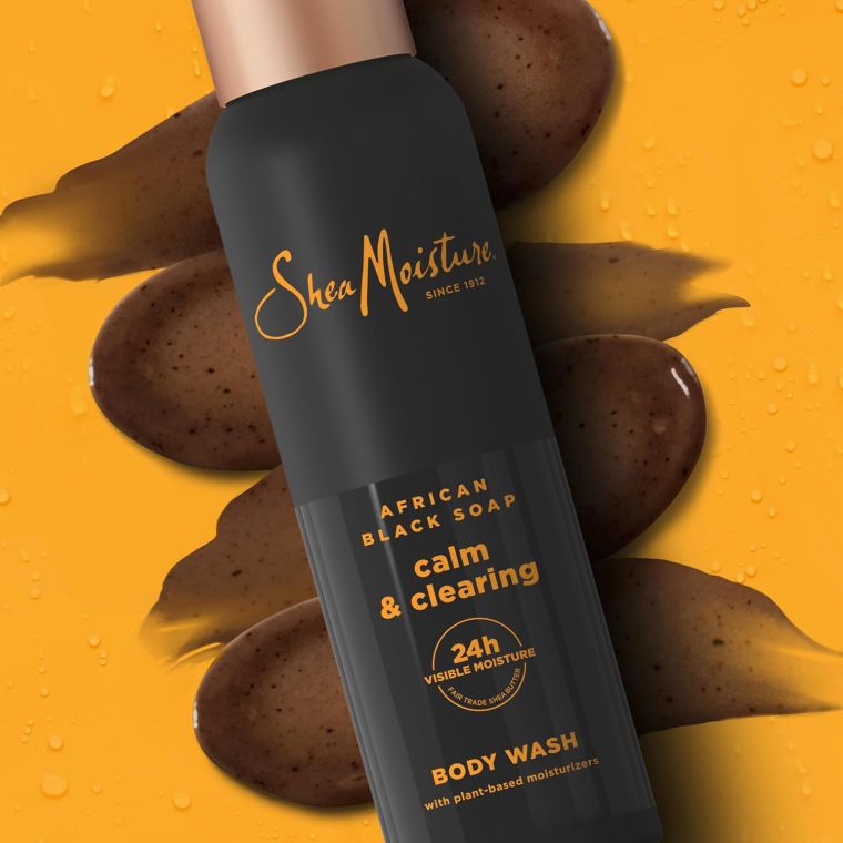 SheaMoisture African Black Soap Body Wash Calm and clearing body wash