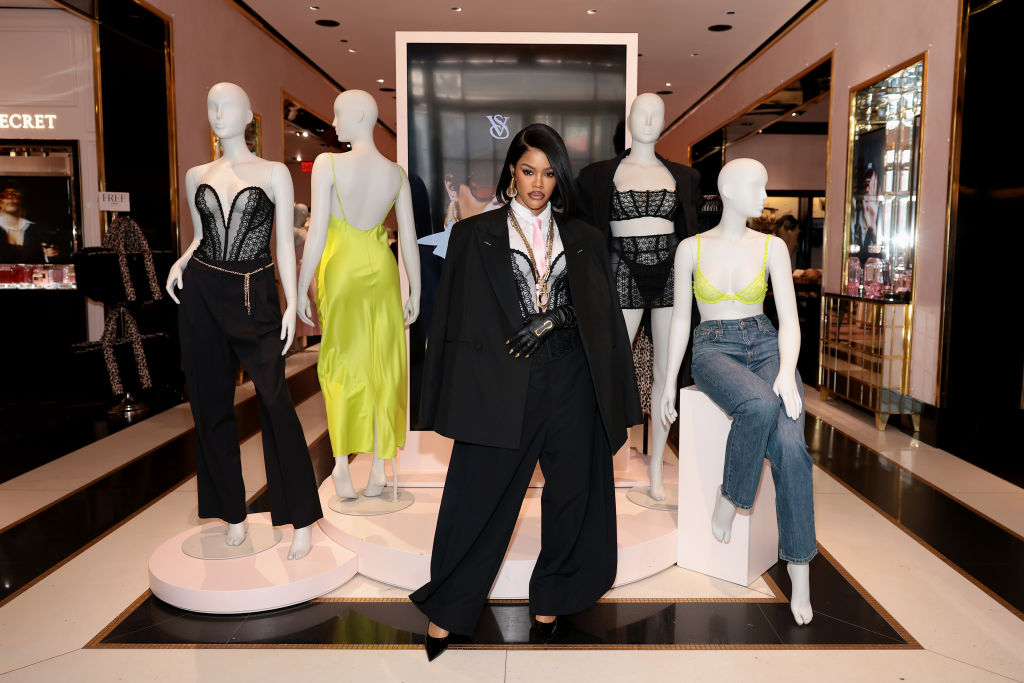 Teyana Taylor celebrates the launch of Victoria's Secret x The Teyana Taylor Edit at VS Flagship on 5th Ave