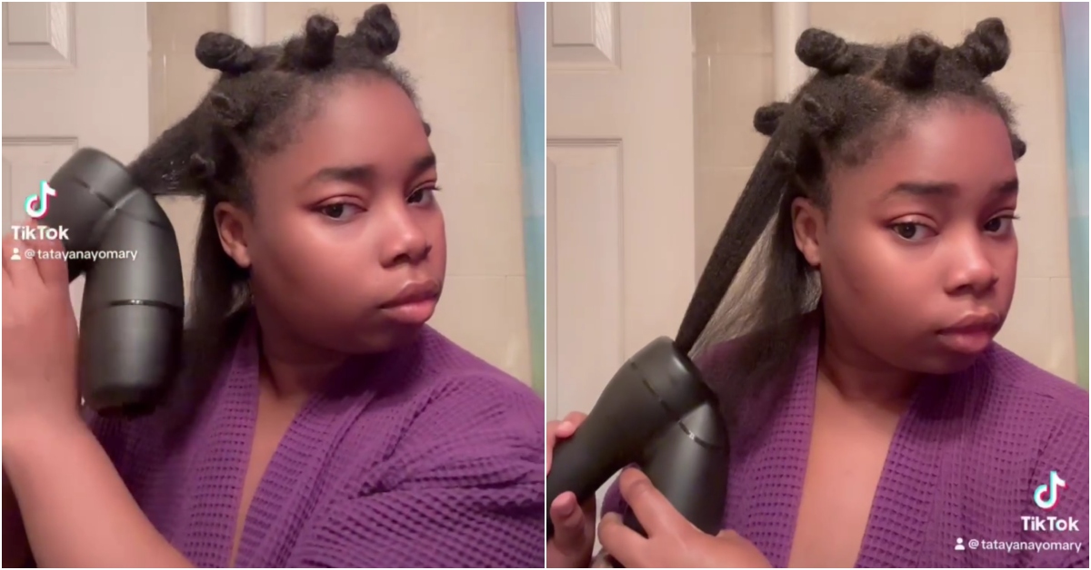 Tatayana Yomary using Revair Reverse Air Dryer