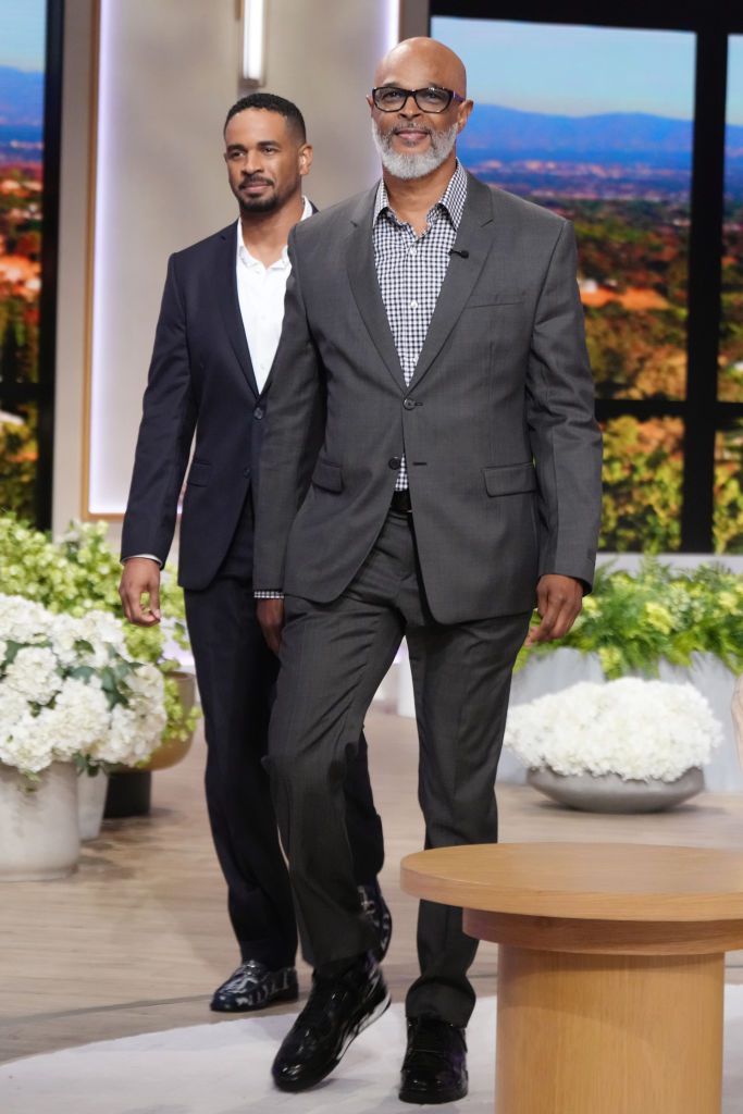 The dapper celeb outshined his son on 'The Jennifer Hudson Show'