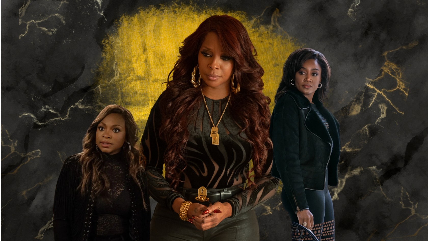 Mary J Blige Monet Tejada, Naturi Naughton Tasha St. Patrick, Patina Miller