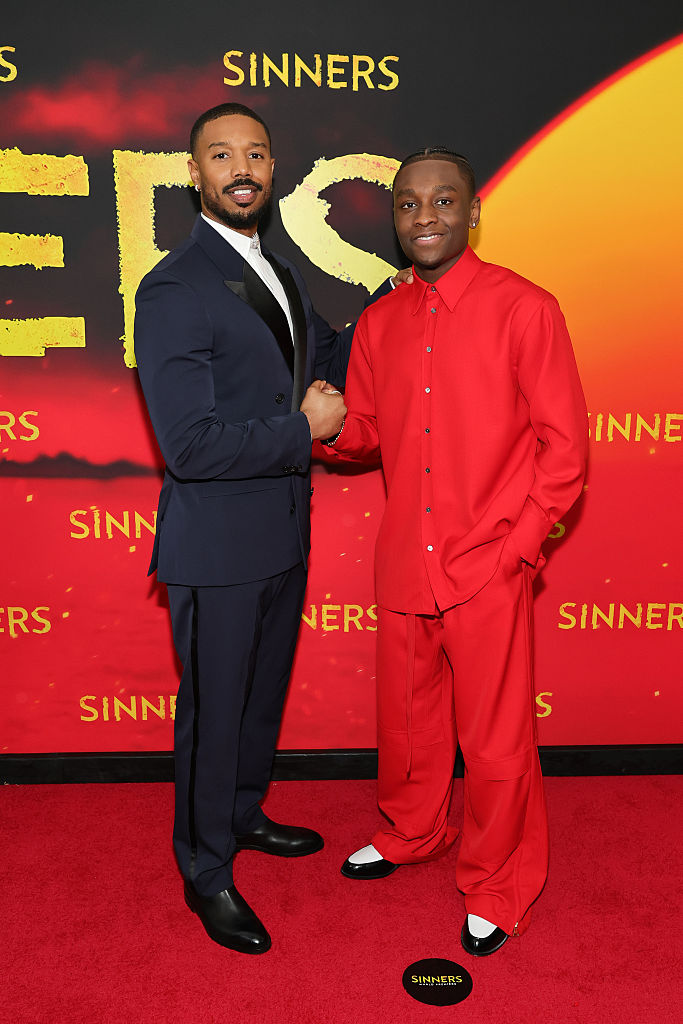 Michael B. Jordan and Miles Caton