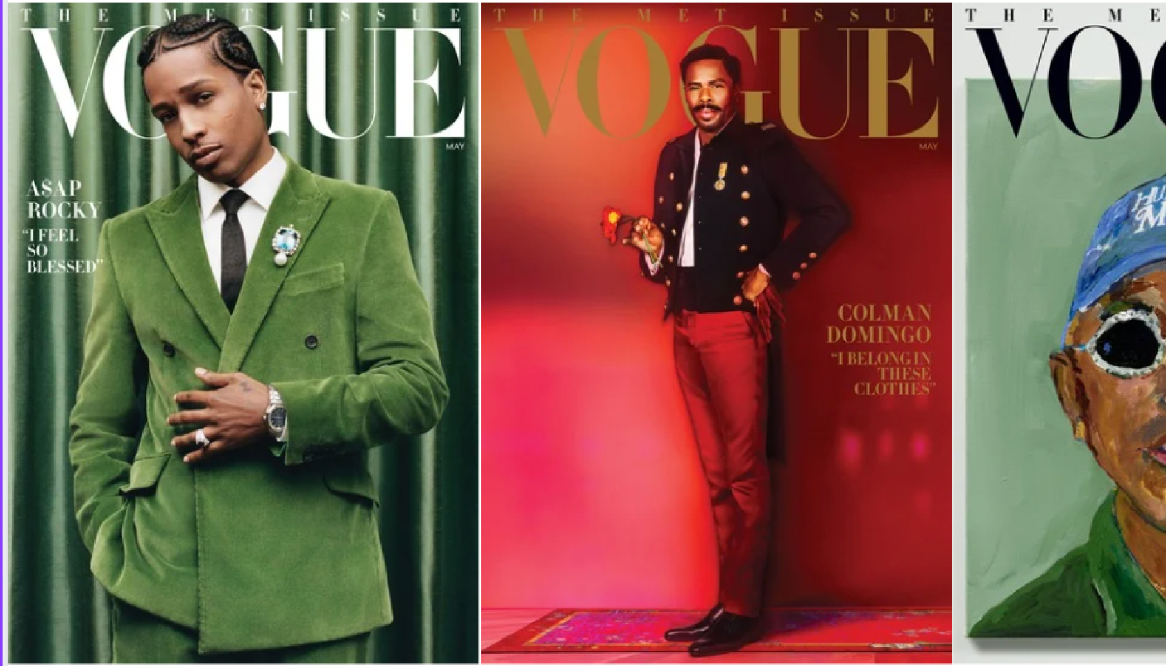 Vogue May Issue Colman Domingo, A$AP Rocky, Pharrell, Lewis Hamilton
