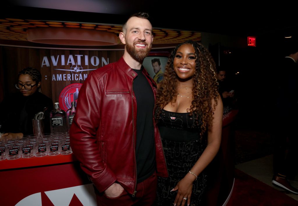 lauren speed hamilton cameron hamilton baby announcement Aviation American Gin At Marvel Studios Deadpool & Wolverine Premiere