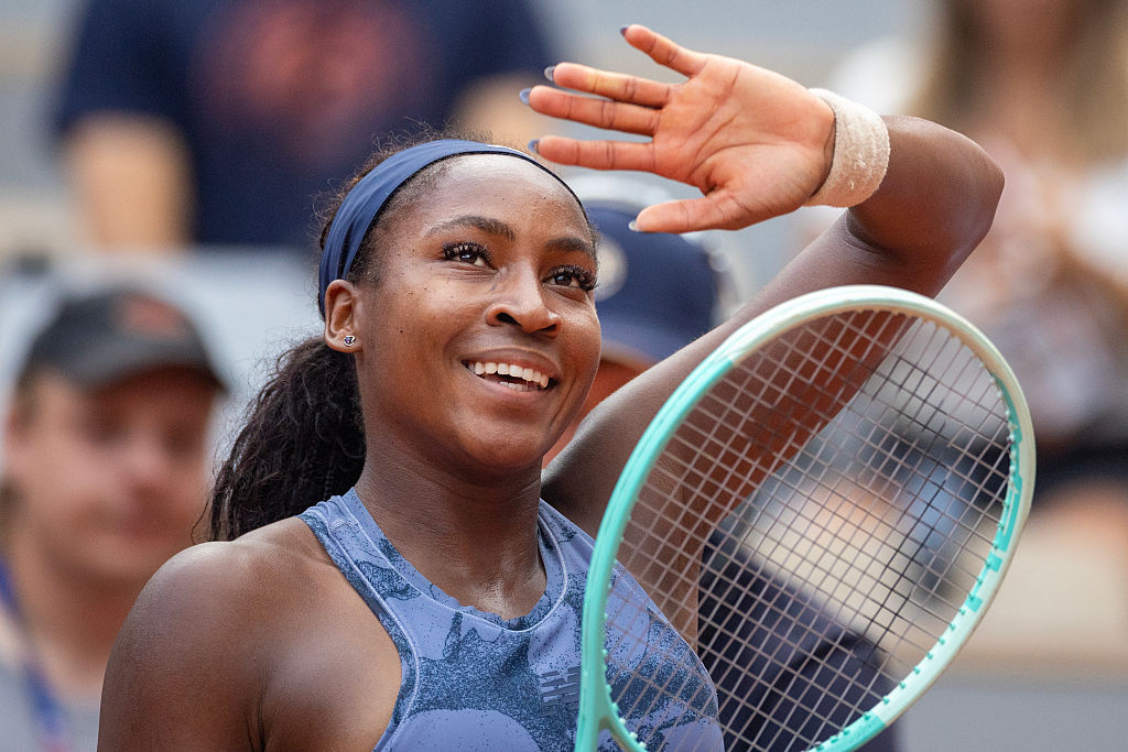 coco gauff French Open Tennis Tournament. Roland-Garros 2025.