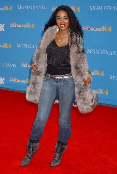 Ananda Lewis Rocked Fur & Denim To The 2004 Billboards