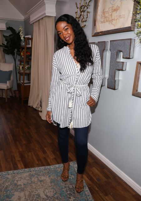 Ananda Lewis Visited Home & Family In 2019
