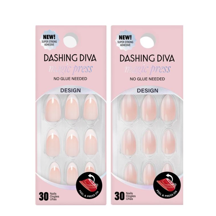 Dashing Diva Magic Press Nails Very Vanilla & Barely Bougie