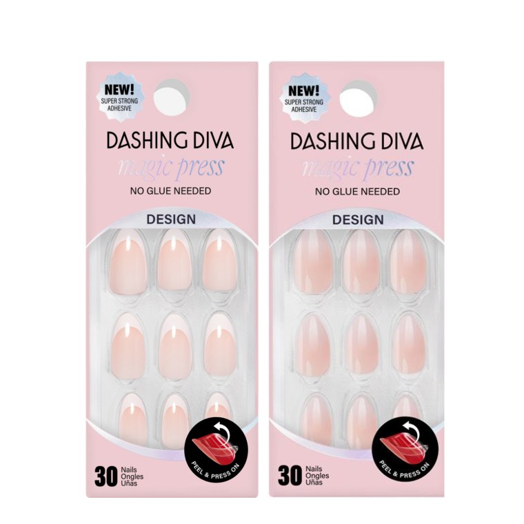 Dashing Diva Magic Press Nails Very Vanilla & Barely Bougie