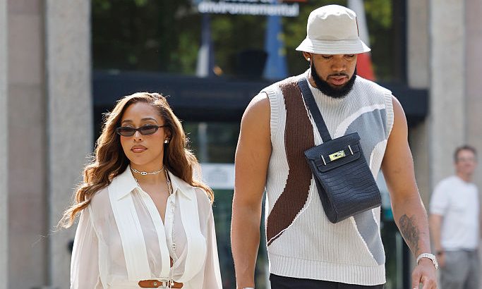 jordyn woods hermes karl anthony towns Paris Fashion Week  Street Style - Paris Fashion Week - Menswear Spring/Summer 2026 - Day Five