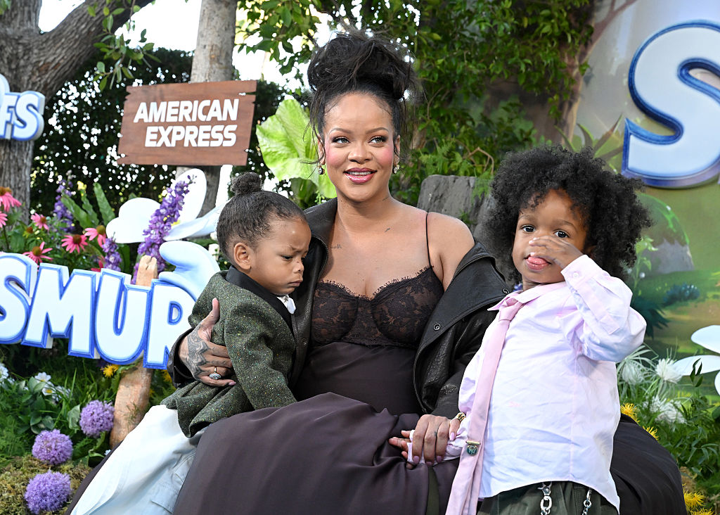 rihanna rza riot Los Angeles Premiere Of Paramount Pictures “Smurfs”