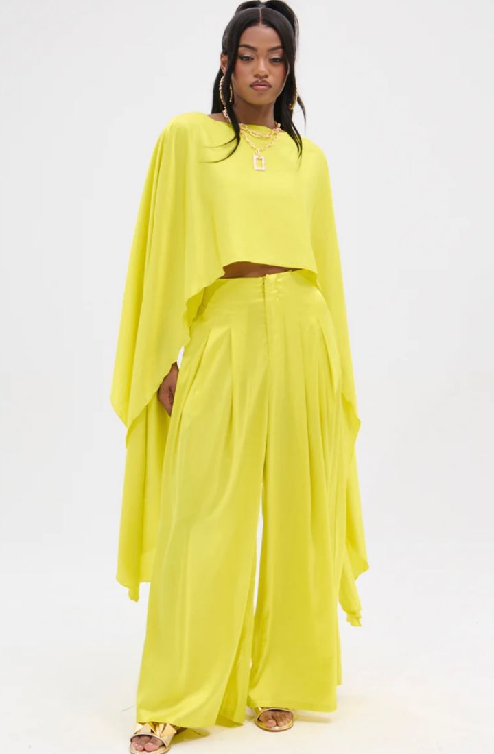 Wide Leg Pant Set
