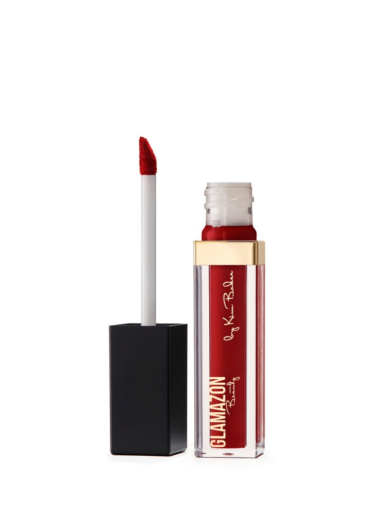 Glamazon Beauty Cheek N Lip Color Liquid Lipstick in IM PURRRFECT RED