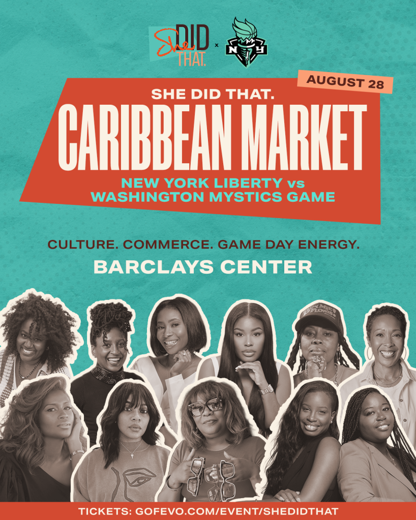 She Did That. x New York Liberty Caribbean Market