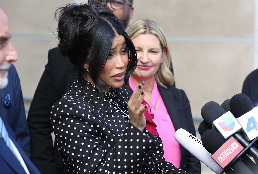 Celebrity Sightings In Alhambra - September 2, 2025, Cardi B, lawsuit, assault, Emani Ellis