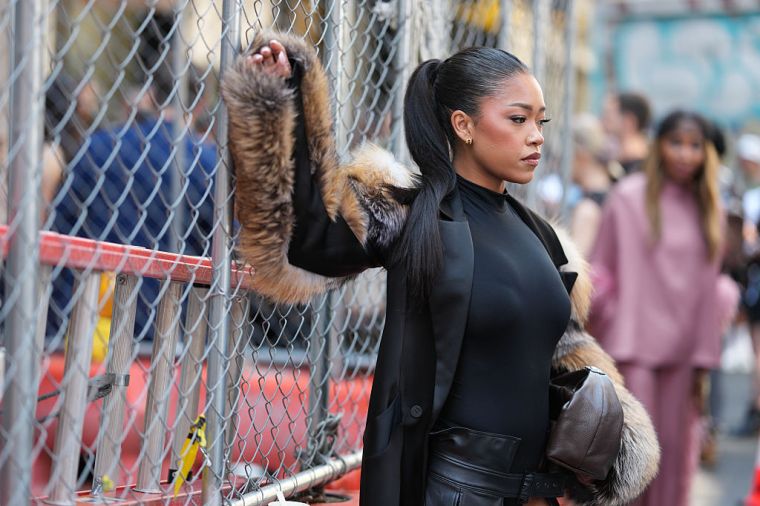 Fur and feathered accents