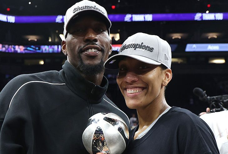 A’ja Wilson’s Post-Game Moment With Bam Adebayo Is The 'Love & Basketball' Energy We Need 2025 WNBA Finals - Game Four