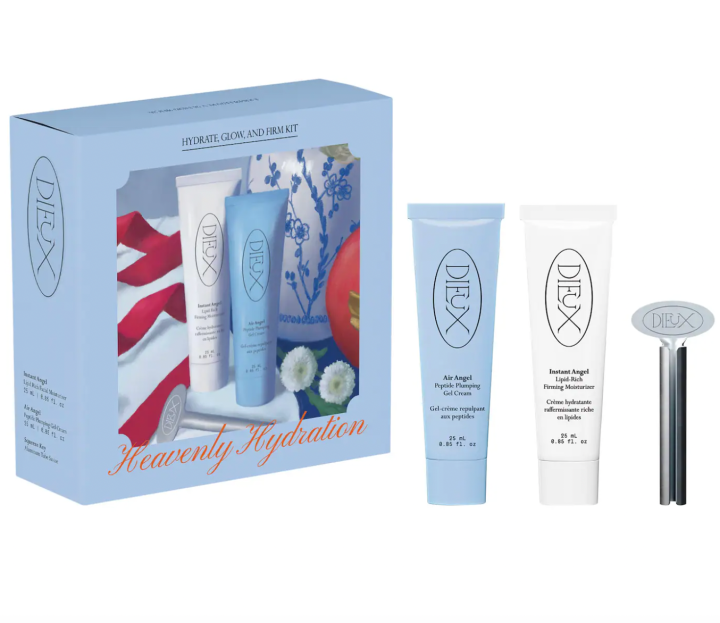 Dieux Heavenly Hydration Hydrate, Glow, and Firm Skincare Gift Set