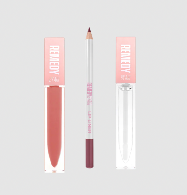 Remedy By Ari's Mauve Fall Lip Combo