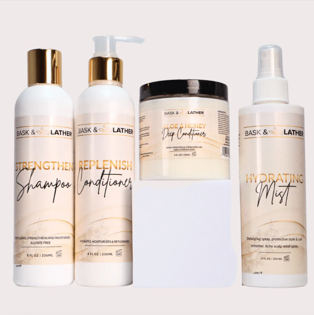 Bask & Lather Hair Products