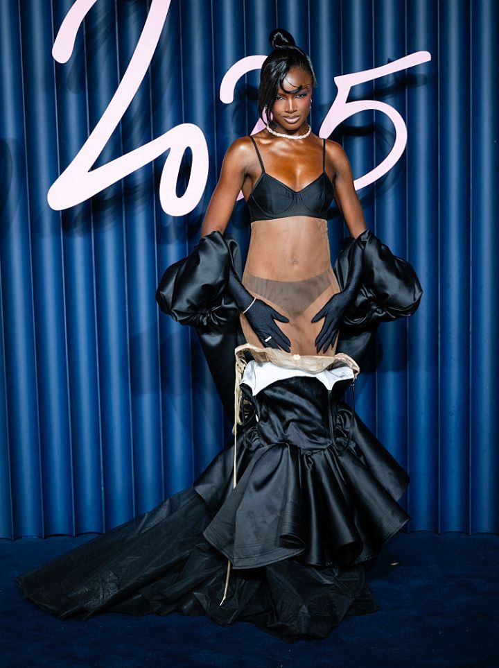 Leomie Anderson At The 2025 British Fashion Awards