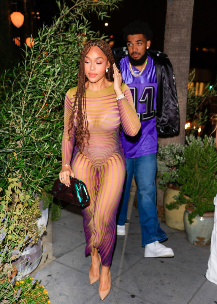 Jordyn Woods and Karl Anthony Towns