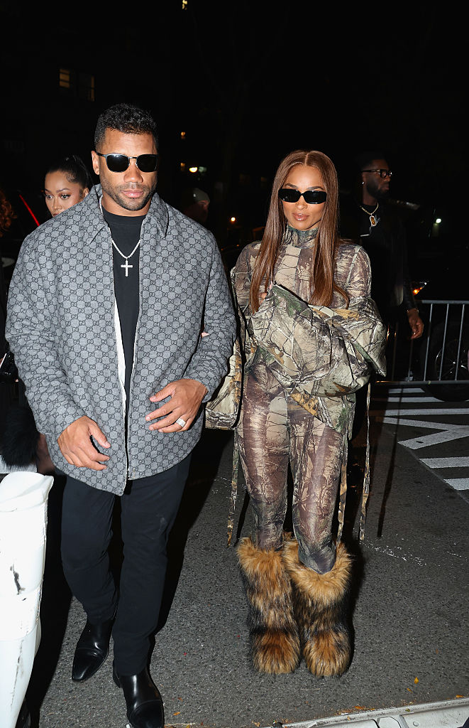 Russell Wilson and Ciara