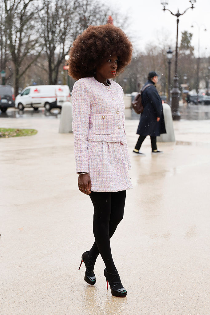 Who doesn't love an Afro-Chanel moment?